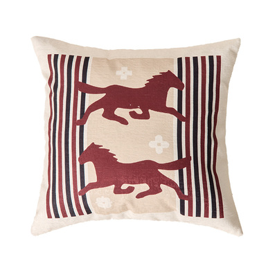 2026新年小马抱枕招财好运腰靠