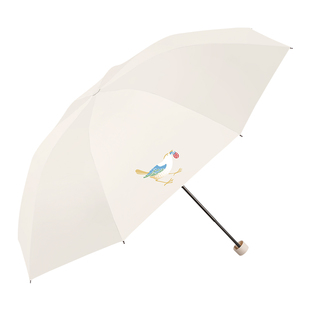 天堂伞VA博物馆联名款黑胶防晒防紫外线遮太阳伞便携折叠晴雨伞女