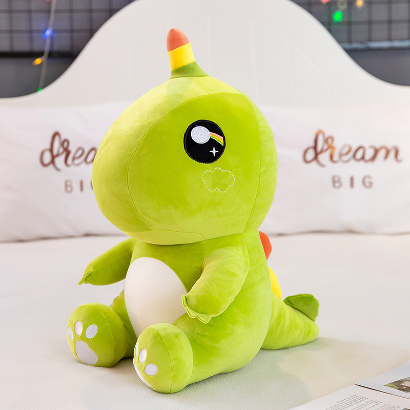 可爱泡泡龙公仔趴枕恐龙毛绒玩具长枕头床上睡觉女生陪睡娃娃男孩