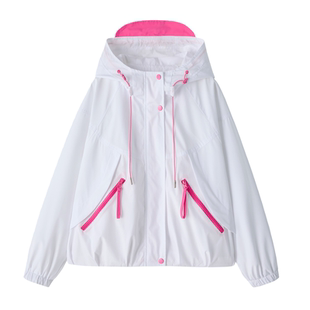 雅静靓衣2026年春季新款休闲风马卡龙色风衣女士外套修身型短外套