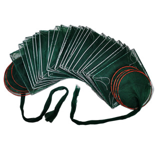 虾笼渔网折叠加厚捕鱼笼子泥鳅龙虾网笼专用鱼网神器抓黄鳝笼地网