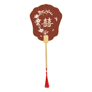 婚礼伴娘扇结婚传统中式风格手持优雅为婚礼增添古典美姐妹团扇子
