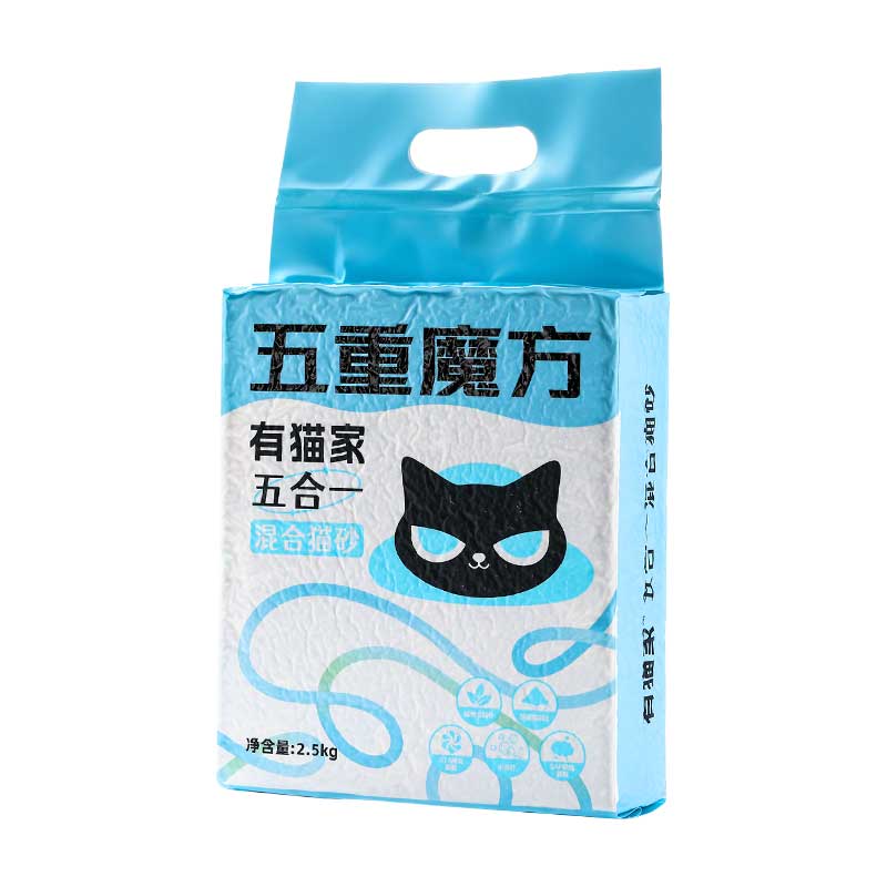 有猫家强除臭混合豆腐猫砂秒结团无粉尘可冲马桶高性价比猫砂推荐