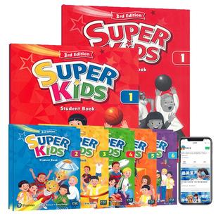 【自营】superkids 朗文英语小学教材 Super Kids 1 2 3 4 5 6级 superkids教材 朗文国际英语教程 少儿英语教材 朗文superkids