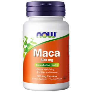 【自营】NOW诺奥玛卡Maca高浓浓缩片玛咖胶囊滋补男性提升活力