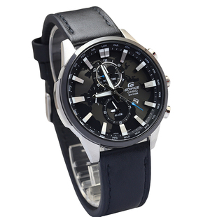 卡西欧 EFR-303L/DB-3A/2A/DC/D-1A/BL-7A/304两地时间石英男手表