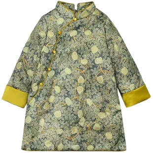 冬姐弟—姐弟装夹棉年服杜邦棉唐装女童旗袍男童对襟秋香