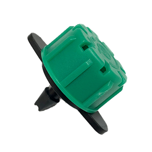 农用可调滴头果树滴灌配件绿孔喷灌头灌溉设备 微喷头8孔小红蓝帽