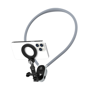 米丢手机支架vlog磁吸拍摄骑行action4/5运动相机胸前视角直播钓鱼70cm挂脖支架360x4/x3acepro挂脖支架