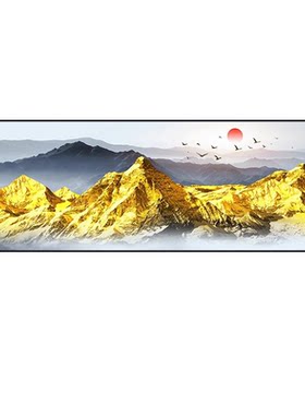 卧室床头装饰画自粘背靠金山壁画夫妻主卧客厅背景墙贴画挂画壁纸