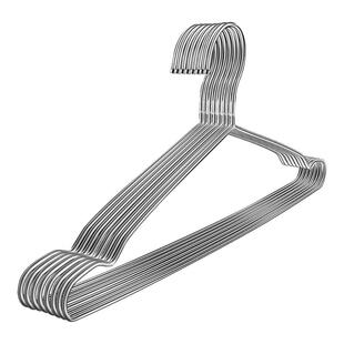 304不锈钢衣架家用挂晾衣服架子加粗加厚凉铁晒衣挂宿舍实心撑子