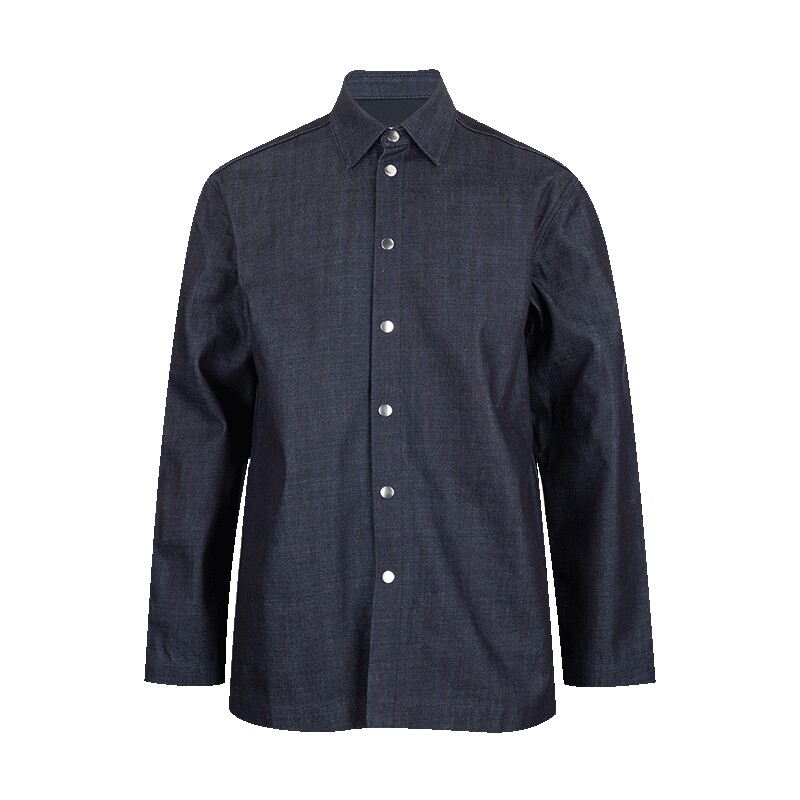 JilSander长袖衬衫牛仔衬衫男