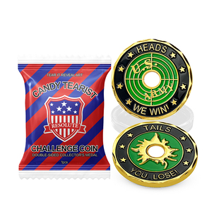 决策币镂空输赢挑战币美国陆军金属硬币徽章指尖玩具班会派对