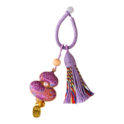 非遗宋锦成品钥匙扣手工diy材料