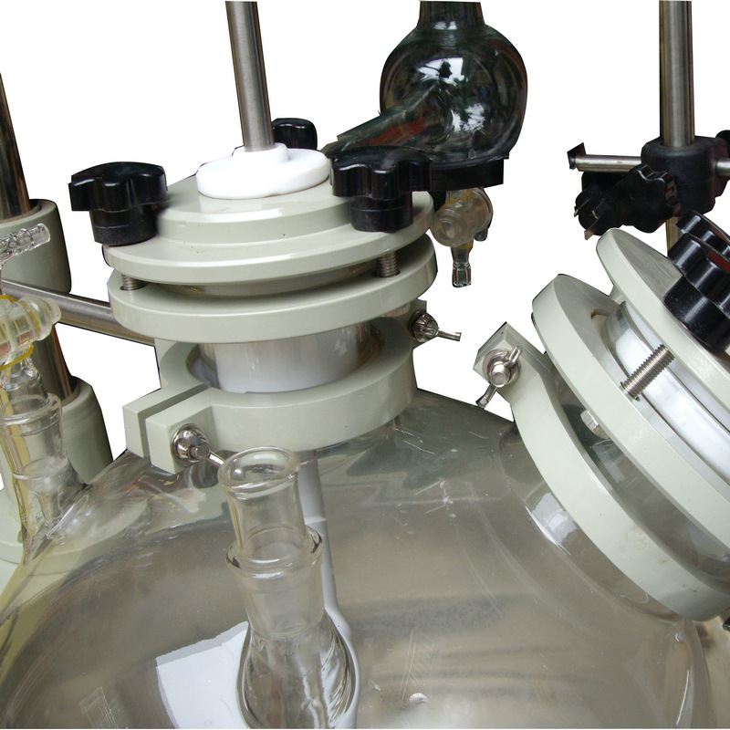 单层玻璃反应器 高硼硅玻璃 加热搅拌回流提纯反应釜 现货销售