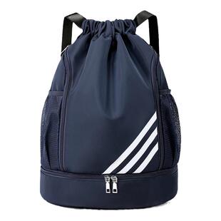 轻便羽毛球包束口袋运动包男女双肩背包网球包便携牛津布球袋定制