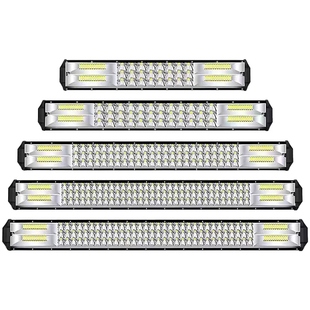 车灯超亮led大灯强光12v24伏长条射灯货车汽车中网挖机铲车顶杠灯