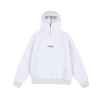 QUARTER IN NIGHT星月硅胶印套头卫衣男女情侣宽松长袖休闲上衣