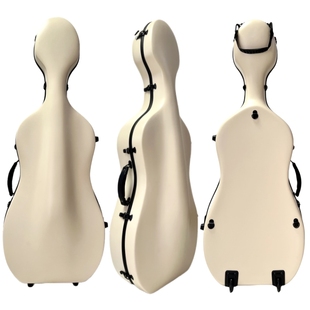 1/2 1/4碳纤维大提琴盒箱子防水抗压带轮轻便飞机可托运顺丰包邮