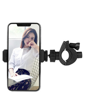 直播支架三脚架手机话筒夹子拓展固定头配件2三4多双增多机位扩展