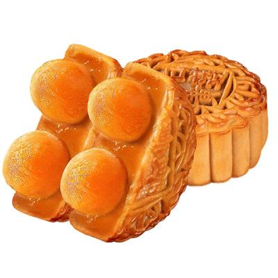 老广人家纯正广式双黄白莲蓉月饼