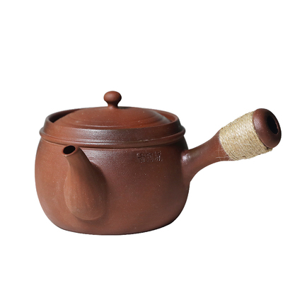 大容量煮茶壶老岩泥侧把大口径