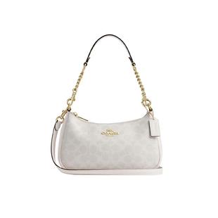 【自营】COACH/蔻驰女包Teri麻将包老花腋下包月牙包单肩包送女友