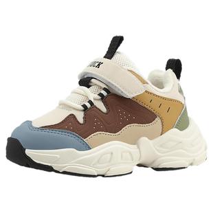 B.Duck小黄鸭童鞋男童运动鞋加绒二棉冬季新款儿童棉鞋户外鞋潮牌