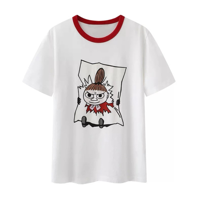 MOOM联名凉感棉质卡通T恤