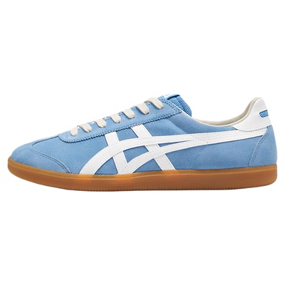 Onitsuka Tiger 鬼塚虎圆头系带板鞋 男女同款蓝白1183A907-400