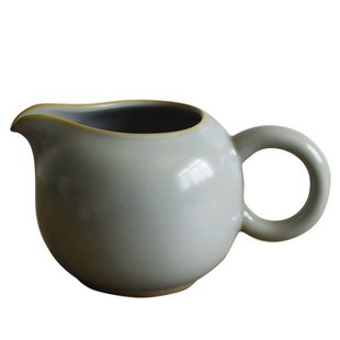 传统汝窑官窑复古茶具粉青玛瑙釉开片可养高端公道杯陶瓷分茶器礼