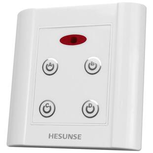 86型红外线展厅遥控开关面板 220V四路灯具遥控器带手动无线控制