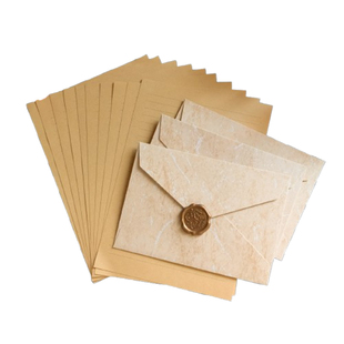 复古飘雪浮雕纹理信封信纸高级感精致套装ins风手写信浪漫表白仪式感情书送男女友高颜值信纸和信封火漆印贴