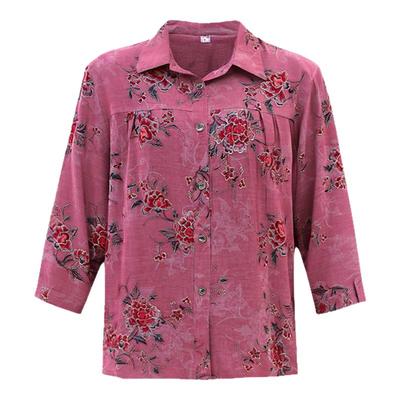 春夏220斤胖太太加肥加大码衬衫