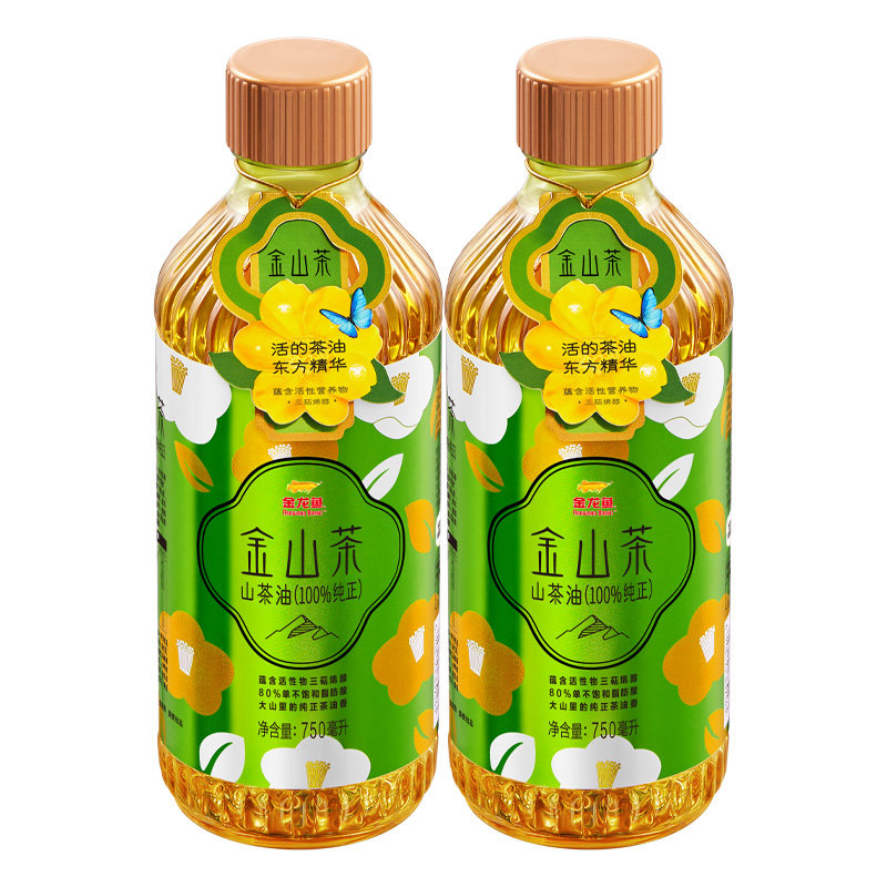 金龙鱼金山茶纯正山茶油750MLX2