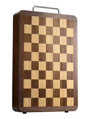 伊之福乌檀木榫卯棋盘格菜板