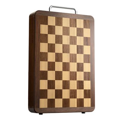 伊之福乌檀木榫卯棋盘格菜板