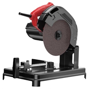 欧普五金切割机大功率木工电锯柴火家用锯多功能钢材切割机台式