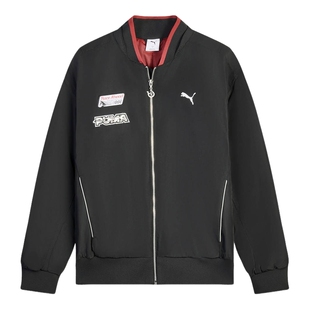 PUMA彪马新年跃马系列赛车风飞行员夹克春男女夹棉外套 636028-01