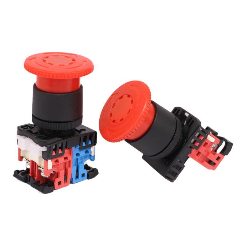 【富士】蘑菇头急停自锁控制按钮开关AP/AR22V2R-11R 01R 02R停止