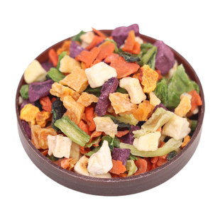 兔子零食烘干蔬菜干仓鼠龙猫磨牙零食野菜沙拉脆果蔬干豚鼠水果干