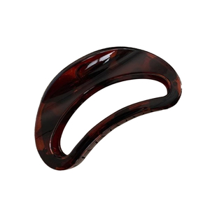 新优雅半圆形盘头发大抓夹气质发夹百搭发卡复古法式简约月牙发夹