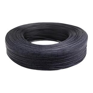 美标2468黑印白双芯电线 环保阻燃电源线黑白双色并线 黑白平行线