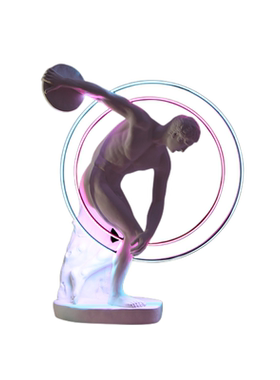 音乐发光人物雕塑玻璃钢酒吧KTV