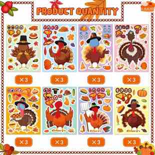 儿童课堂圣诞贴纸MakeYour工艺品儿童Own贴纸圣诞圣诞老人