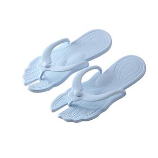 旅行折叠拖鞋女便携式游泳出差浴室防滑沙滩鞋速干漏水拖鞋可拆卸