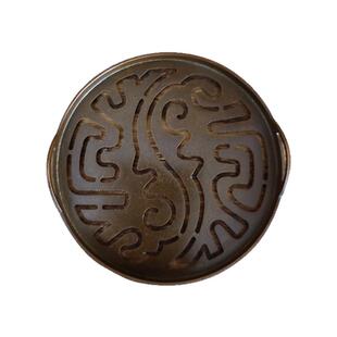 见素香坊推荐 颠倒鸳鸯香篆9.8cm仿古香拓铜器香道用品印香图谱-T