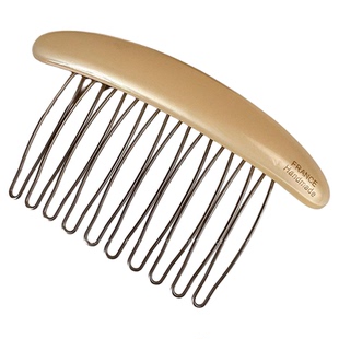 气质醋酸齿梳发夹女刘海碎发侧边发卡倒插梳公主头前额高颅顶头饰