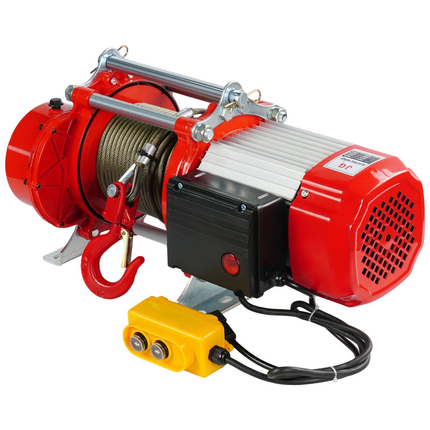 多功能铝壳卷扬提升机380V2吨电动葫芦1T提升机220V家用卷扬吊机
