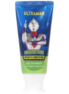 青蛙王子儿童奥特曼含氟防蛀牙膏